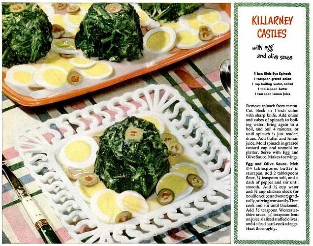 Birds Eye Frozen Spinach — 1947 | Retro Adverto